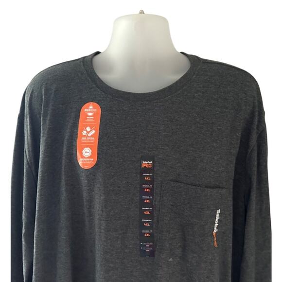 Timberland PRO Men's Base Blended Long Sleeve Workwear T-Shirt - Size: XL - Picture 13 of 13